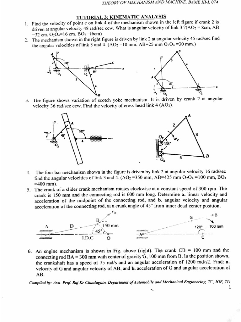 Kinematic Analysis | Kinematic analysis – UODP