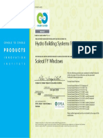SOLEAL FY Certificat C2C /PUIGMETAL®