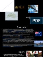 Australia: Realizat De:dragan Eunice