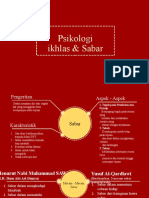 Psikologi Ikhlas & Sabar