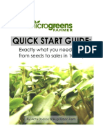 Microgreens Farmer Quick Start Guide