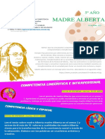 5º AÑO Educ en La fe-ABRIL PALETA Madre Alberta