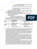 Draft Mitigations - Issues For Clarification - 21 Jun 2020