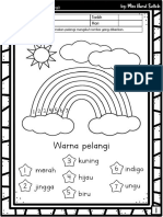 Lembaran Kerja (Warna Warni) (Pelangi)