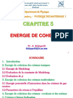 5-Cha5-Energie de Cohesion Des Solides