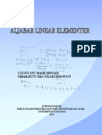 Aljabar Linear Elementer Buku Non Isbn