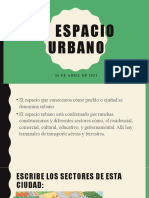 El Espacio Urbano