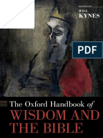 (Oxford Handbooks) Will Kynes (Editor) - The Oxford Handbook of Wisdom and The Bible (2021, Oxford University Press Inc) - Libgen - Li