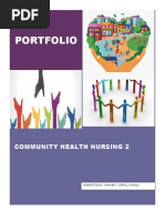 Portfolio: Community Health Nursing 2