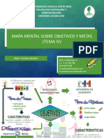 Mapa Mental Objetivos y Metas