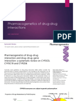 Pharmacogenetics Drug Drug Interactions1