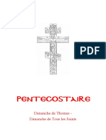 Pentecostaire Dimanches Thomas-Tous Les Saints