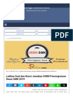 WWW Soalprediksi Com 2018 11 Latihan Soal Dan Kunci Jawaban Usbn Pemrogaman Dasar HTML