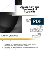 Assessment and Treatment of Spasticity: Cori Ponter, PT, MPT, NCS Barrow Neurological Institute 3/23/19