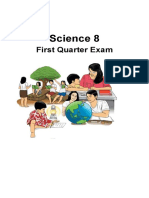 Science 8 1st Quarter Post Test