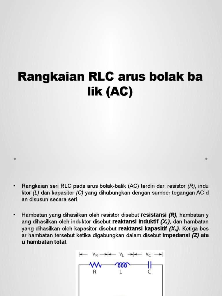 5e193 8 Impedansi RLC | PDF