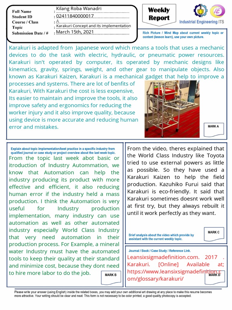 Karakuri Concept and its implementation in Industry Automation | PDF