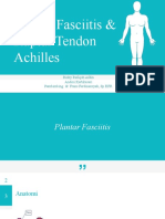 Plantar Fasciitis & Ruptur Tendon Achilles