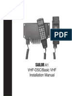 VHF-DSC/Basic VHF Installation Manual: Sailor A1