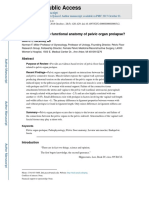 What S New in The Functional Anatomy of Pelvic Organ Prolapse