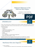 Malignant Melanoma of The Head and Neck Region