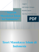 PPT Sejarah Masuknya Islam Ke Sumatera