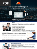 VCE Internship Program: Information Brochure