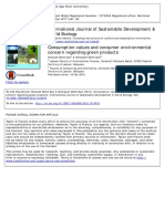 International Journal of Sustainable Development & World Ecology