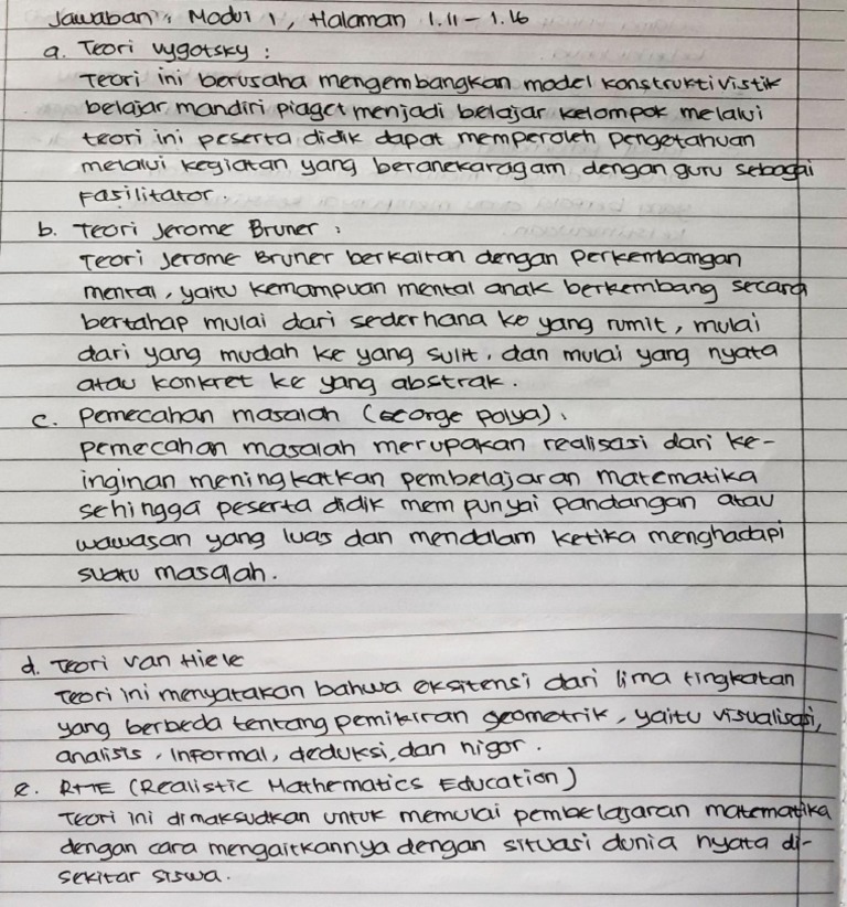 Model Pembelajaran Matematika | PDF