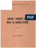 Kur'an-I Kerim'in Yüce Meali Ve Çağdaş Tefsiri