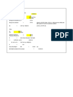 Dent Depth Calculation