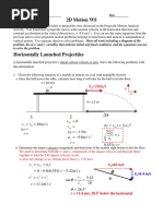 3.3 Projectile WS Solns