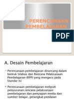 Perencanaan Pembelajaran