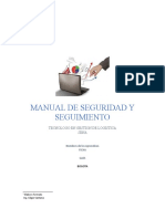 Manual de seguridad y seguimiento en logística