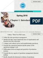 Chapter 1: Introduction To POM: Spring 2018