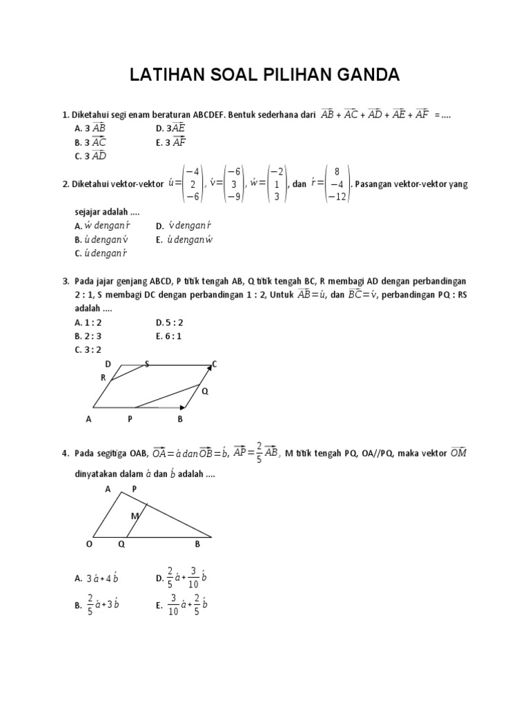 Latihan Soal Pilihan Ganda | PDF