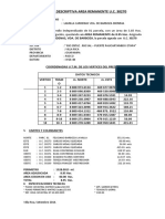 Memoria Descriptiva Area Remanente La Milla Barboza Dionisia