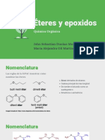 Presentacion de etere y epoxidos, quimica organica