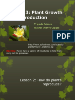 Chapter 3: Plant Growth and Reproduction: 5 Grade Science Teacher Imarlys Cajigas