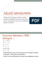 Cara membaca aksara dan mengucapkan konsonan mandarin