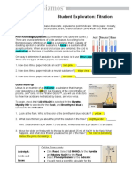 Titration Virtual Lab