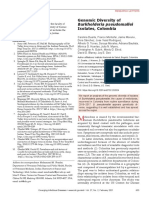 Genomic Diversity of Burkholderia Pseudmallei