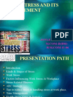 Work Stress and Its Management: Jonlen J.R.Desa
