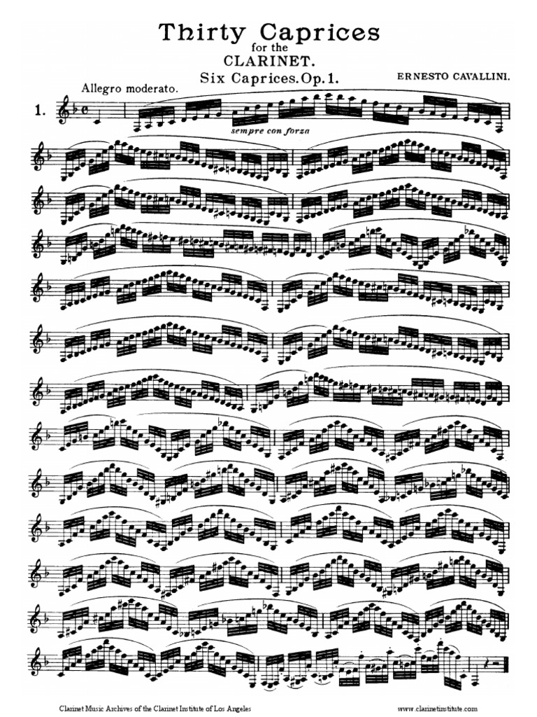 Institute) Cavallini Ernesto 30 Caprices Op 15 PDF