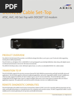 ARRIS Vip1113 | PDF | Set Top Box | Hdmi