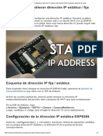 ESP32-CAM - Establecer Dirección IP Está... IDE) - Tutoriales Aleatorios de Nerds