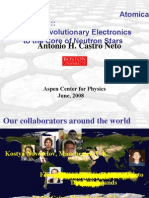 Antonio H. Castro Neto: Atomical Ly Thin Carbon:: From Revolutionary Electronics To The Core of Neutron Stars