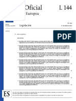 Decisión de Ejecución de La Comisión (UE) #2021/682.