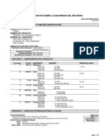 PT5000 MSDS Spanish