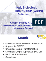 Chemical, Biological, Radiological, Nuclear (CBRN) Defense